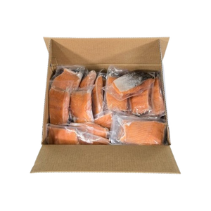 Salmon Portions Skin On IVP 25x200gm 5kg Ctn