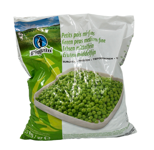 pinguin bag of peas no background